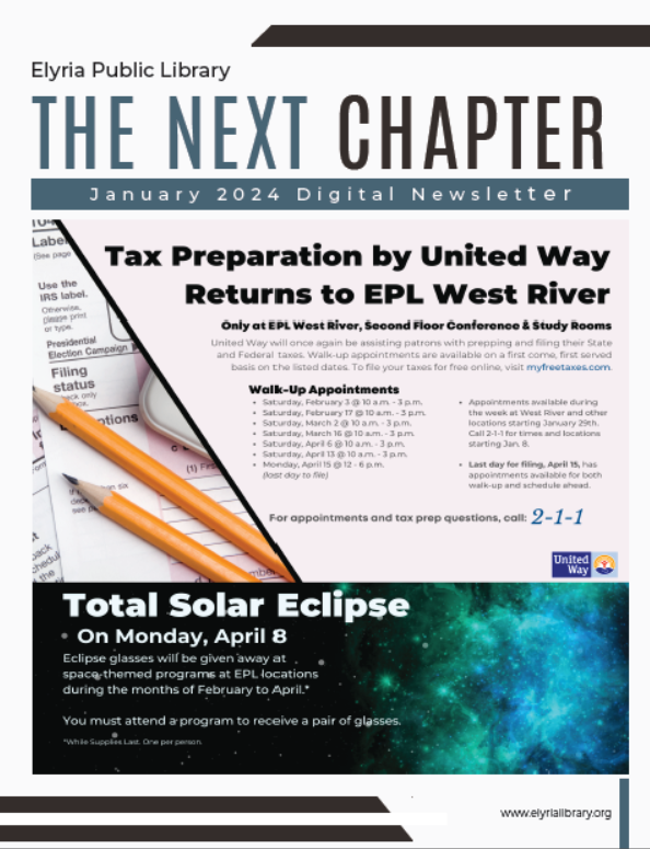 The Next Chapter Digital Newsletter - January 2024